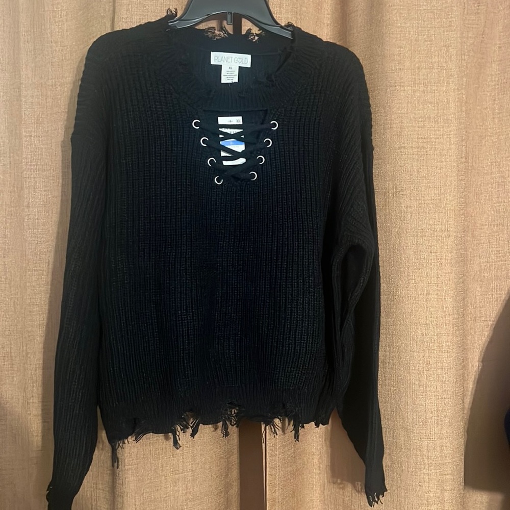 Black sweater
